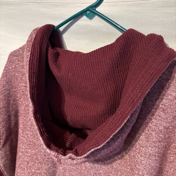 Express Women's Berry Zip Up Sweatshirt Size XL - PreOwned - Picture 7 of 8